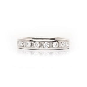 Channel Set Baguette and Round Diamonds