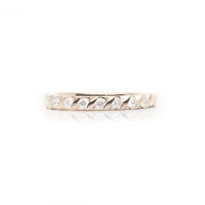 Diagonal Bar Set Eternity Ring